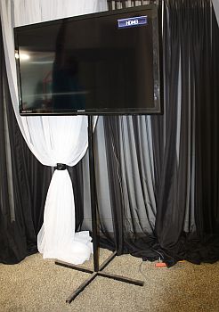 50 Inch Television with Metal Stand