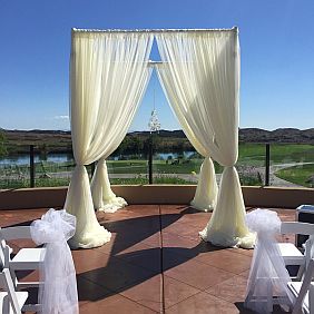 Chuppah / Alter Square Pipe and Drape