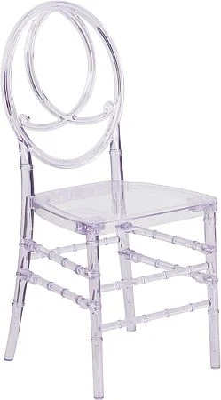 Clear Ghost Infinity Chair - Modern Style Chiavari