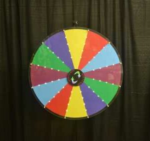 Standing Color Spin Wheel
