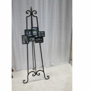 Easel - Black Wrought Iron