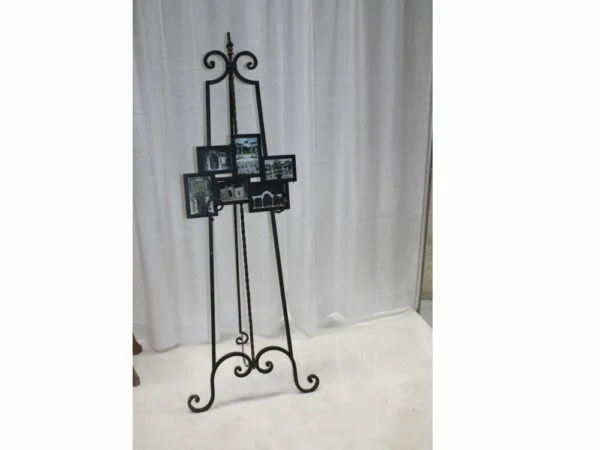 Easel - Black Wrought Iron