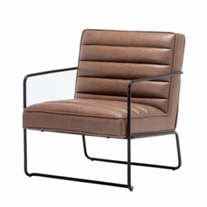 brown lounge chair