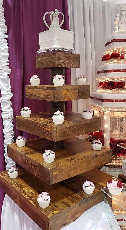 Cupcake Stand - Rustic