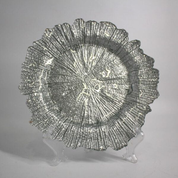 Silver Reef Glass Charger