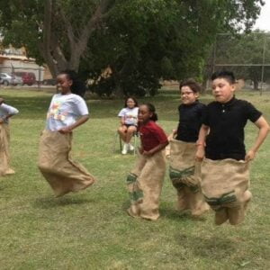 Potato Sack Races